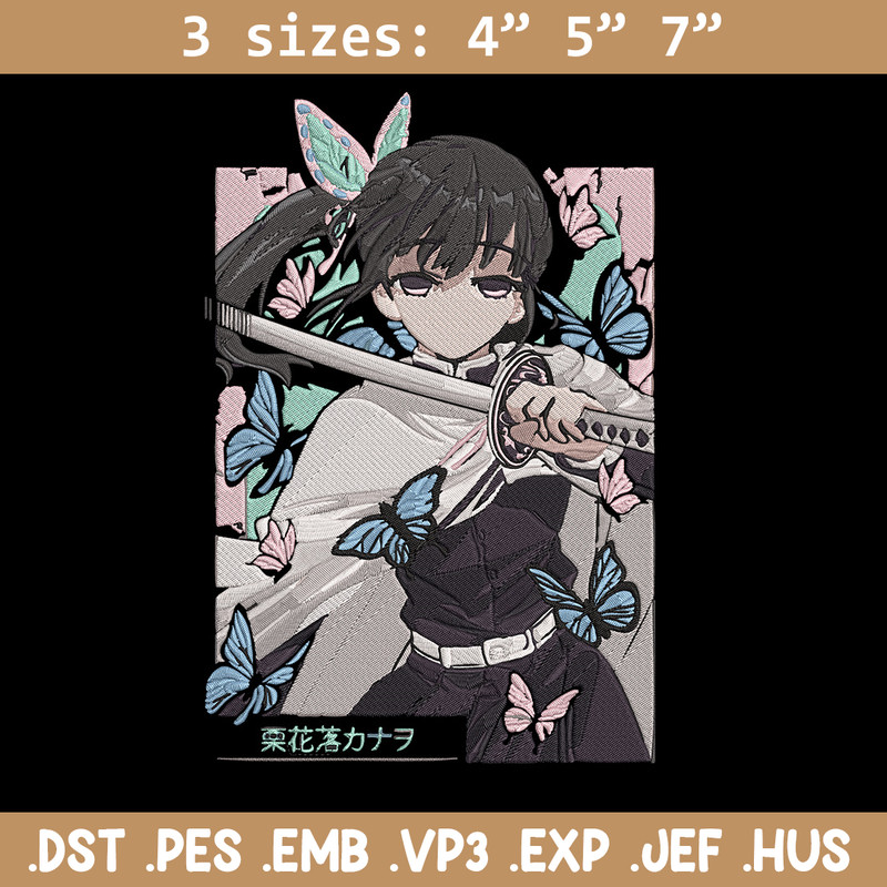 Kanao poster Embroidery Design, Demon slayer Embroidery, Embroidery File, Anime Embroidery, Digital download..jpg