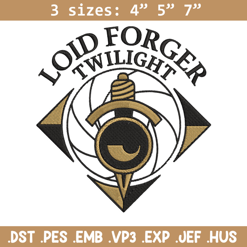 Loid forger Embroidery Design, Spy x family Embroidery, Embroidery File,Anime Embroidery, Anime shirt, Digital download.jpg