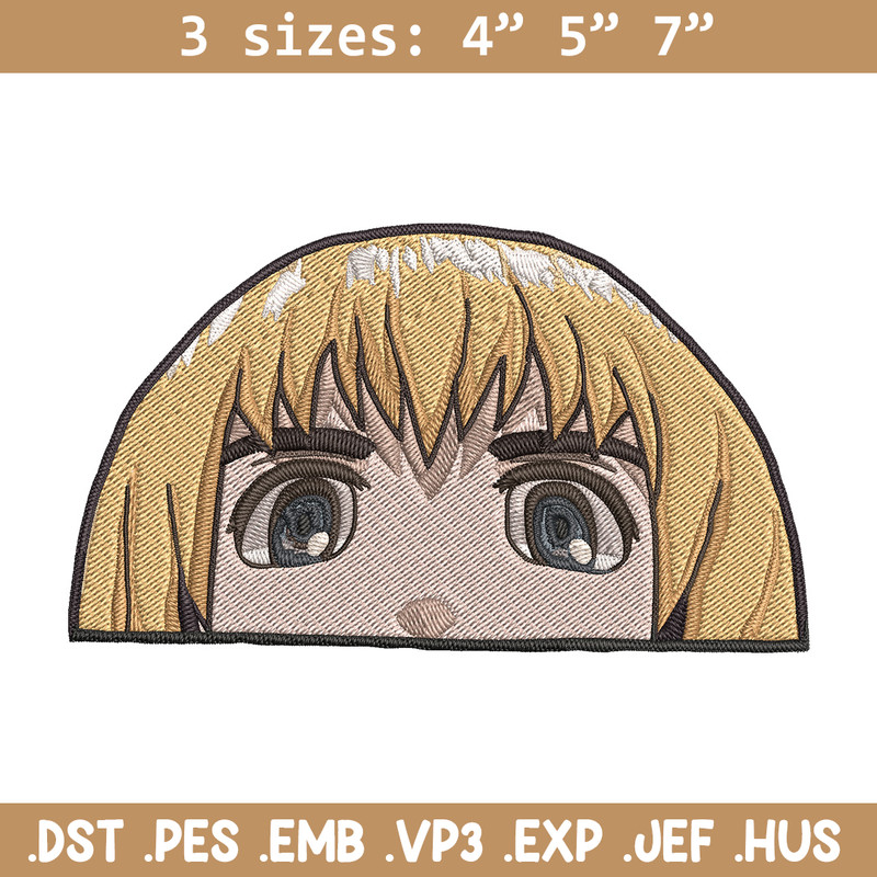Armin Peeker Embroidery Design, Aot Embroidery, Embroidery File, Anime Embroidery, Anime shirt, Digital download.jpg