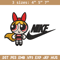 Blossom Nike Embroidery design, Powerpuff Girls cartoon Embroidery, Nike design, Embroidery file, Instant download..jpg