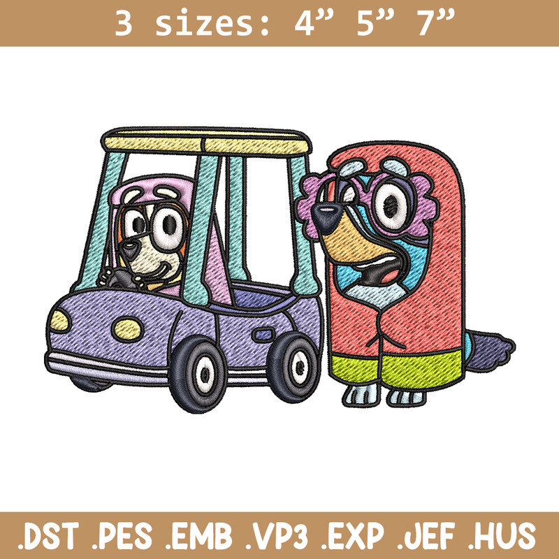 Bluey bingo Embroidery design, Bluey Embroidery, Embroidery File, cartoon design, cartoon shirt, Digital download..jpg