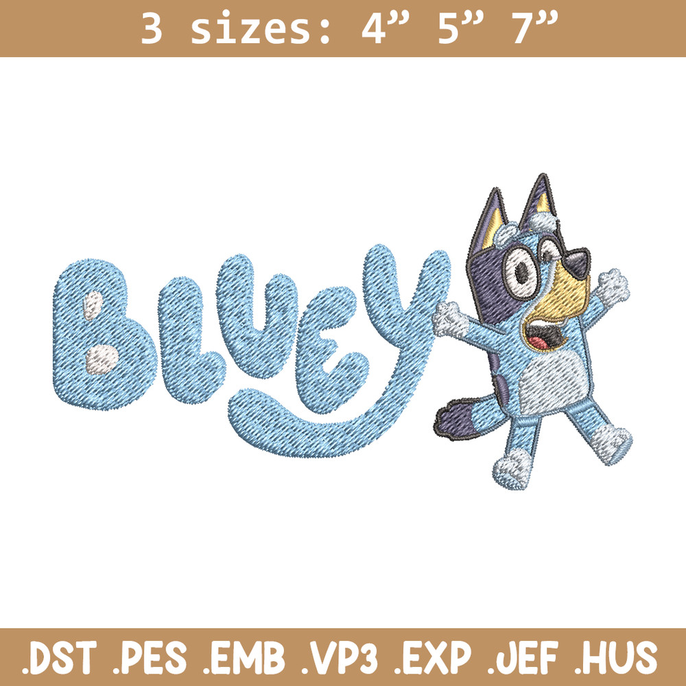 Bluey cartoon Embroidery, Bluey Cartoon Embroidery, cartoon Embroidery, Embroidery File, cartoon shirt, digital download.jpg