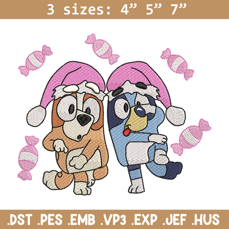 Bluey funny embroidery design, Bluey embroidery, Chrismas design, Embroidery file, Embroidery shirt, Digital download.jpg