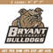 Bryant Bulldogs mascot embroidery design, NEC embroidery,Sport embroidery, logo sport embroidery, Embroidery design.jpg