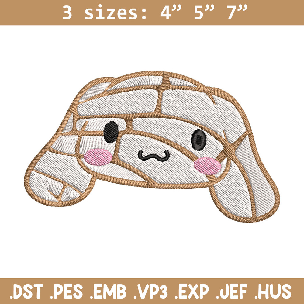 Cinnamoroll Mummy Embroidery Design, Cinnamoroll cartoon Embroidery, Embroidery File, Cartoon shirt, Digital download..jpg