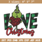 Grinch Love Christmas Embroidery design, Grinch christmas Embroidery, Grinch design, Embroidery file, Instant download..jpg