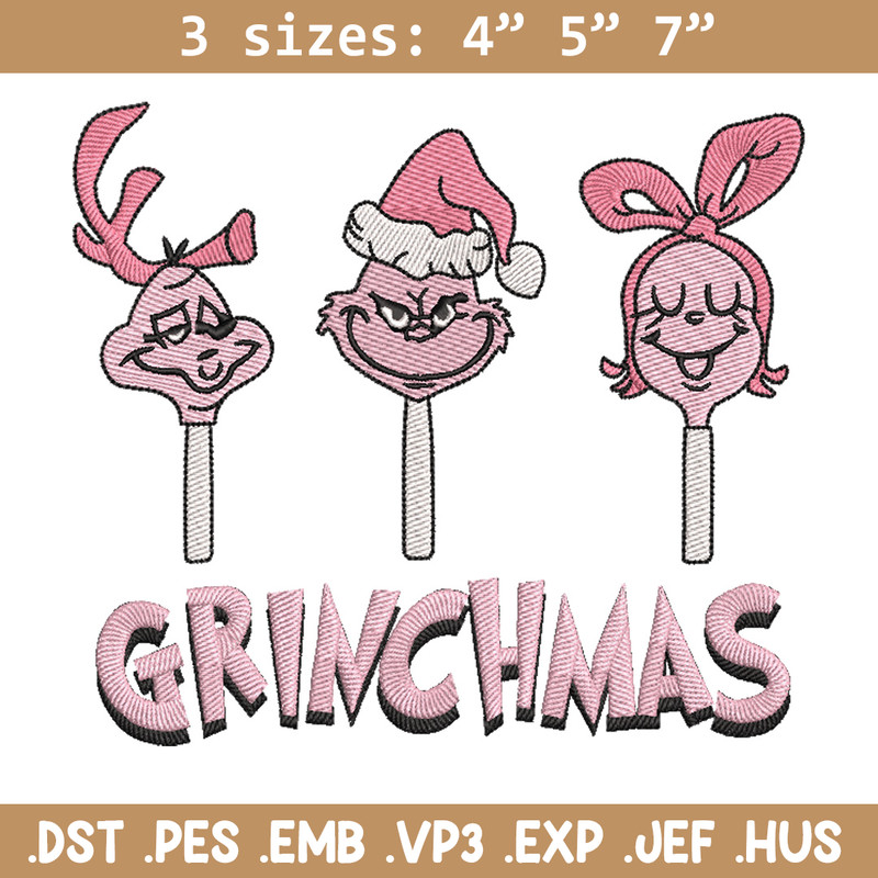 Grinchmas embroidery design, Grinch embroidery, Chrismas design, Embroidery shirt, Embroidery file, Digital download.jpg