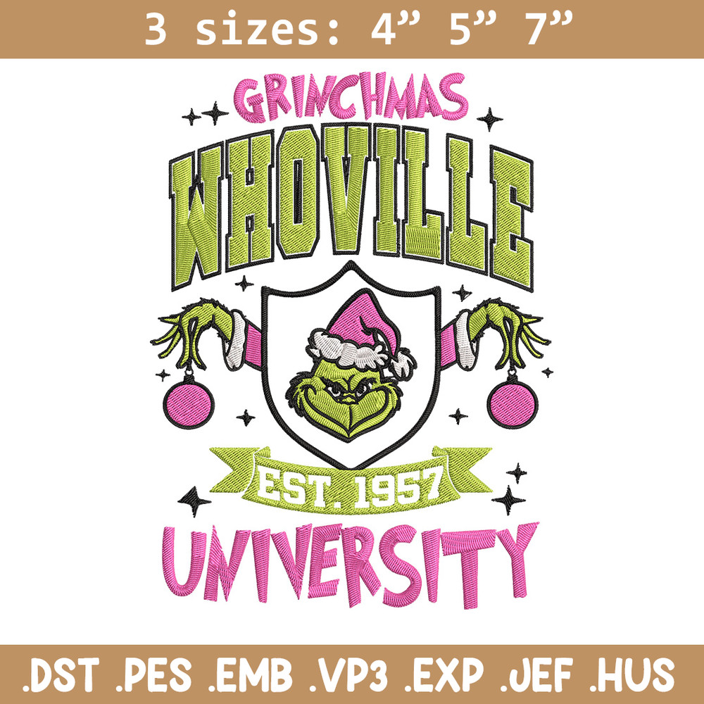 Grinchmas est 1957 Embroidery Design, Grinch Embroidery,Embroidery File,Chrismas Embroidery,Anime shirt,Digital download.jpg