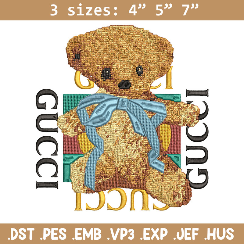 Gucci x bear Embroidery Design, Gucci Embroidery, Embroidery File, Anime Embroidery, Anime shirt, Digital download.jpg