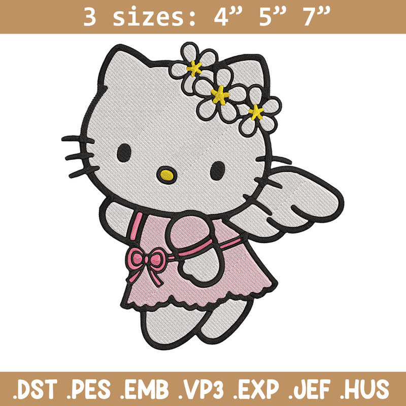Hello Kitty angel Embroidery Design, Hello kitty Embroidery, Embroidery File, Anime Embroidery, Digital download.jpg