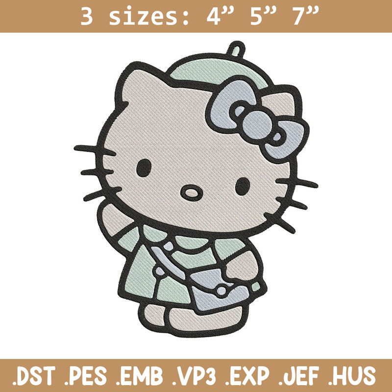 Hello Kitty girl Embroidery Design, Hello kitty Embroidery, Embroidery File, Anime Embroidery, Digital download.jpg