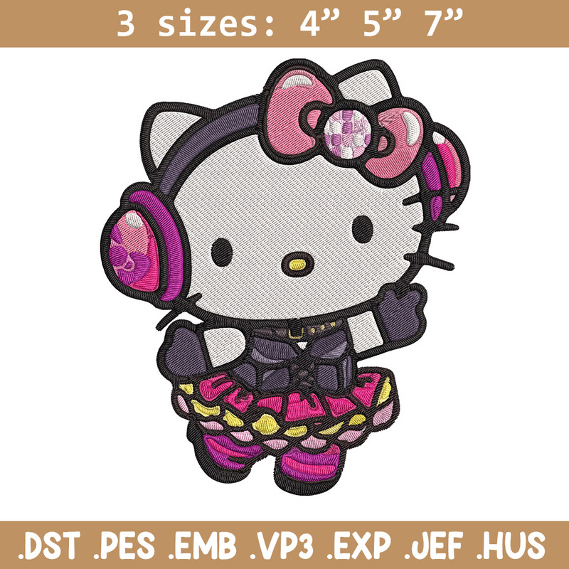 Hello Kitty idol Embroidery Design, Hello kitty Embroidery, Embroidery File, Anime Embroidery, Digital download.jpg