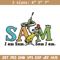 I am Sam Sam I Am Dr. Seuss Embroidery Design, Dr Seuss Embroidery, Embroidery File, Embroidery design, Digital download..jpg