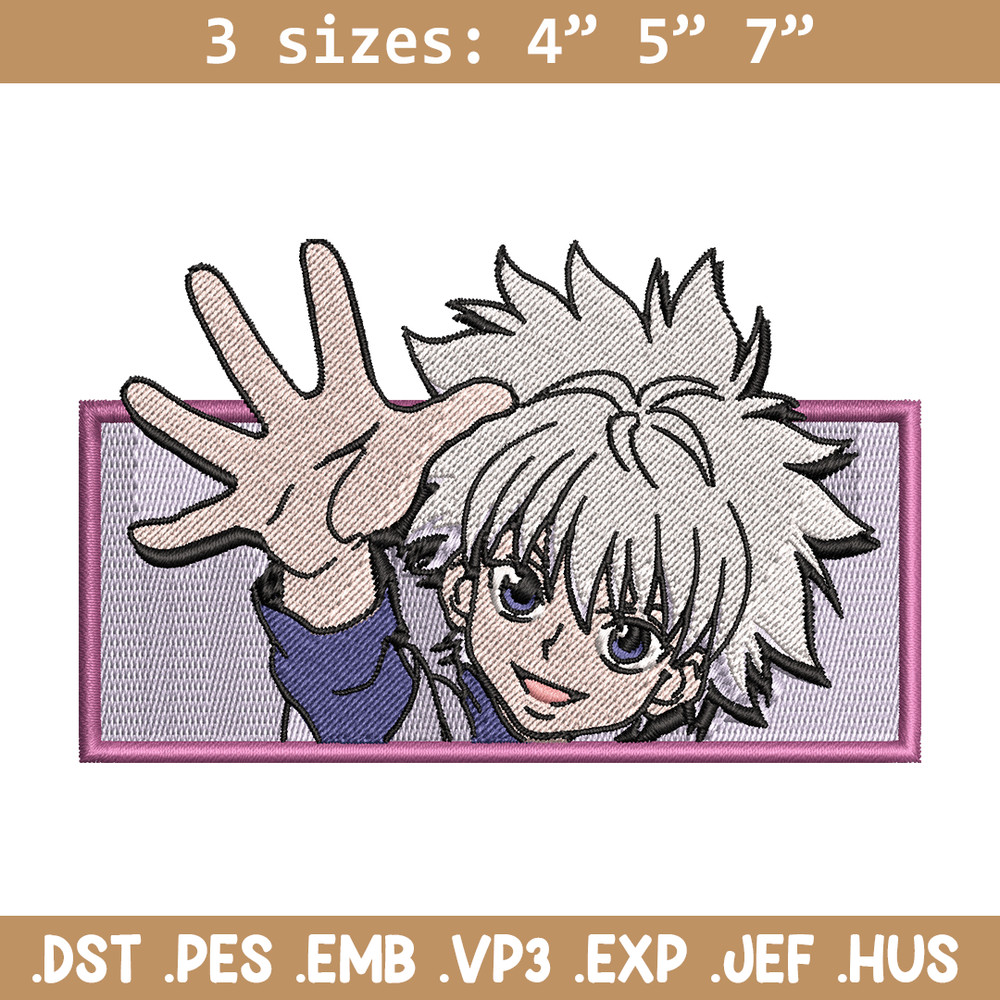 Killua nike embroidery design, Hunter x hunter embroidery, nike design, Logo shirt, anime shirt, digital download.jpg