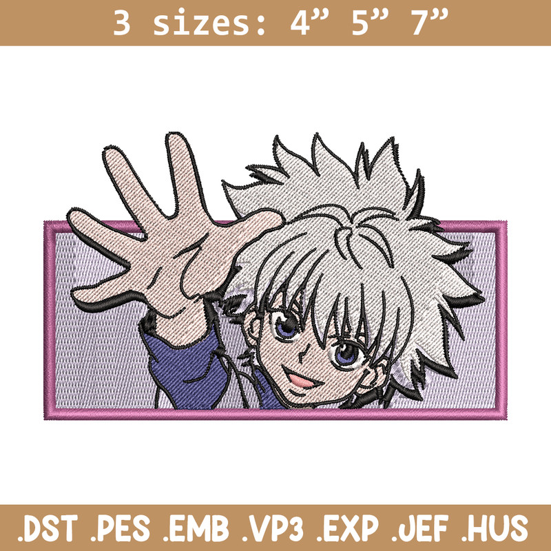 Killua nike embroidery design, Hunter x hunter embroidery, nike design, Logo shirt, anime shirt, digital download.jpg
