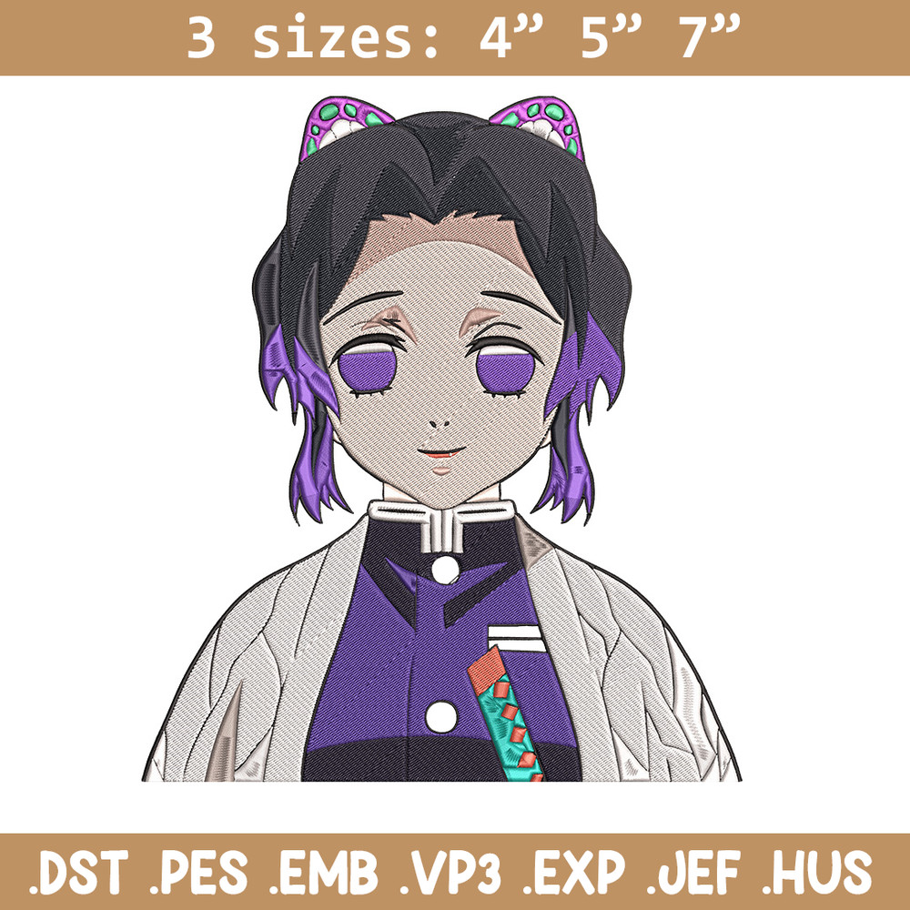 Kochou Shinobu Embroidery Design, Demon slayer Embroidery, Embroidery File,Anime Embroidery,Anime shirt,Digital download.jpg