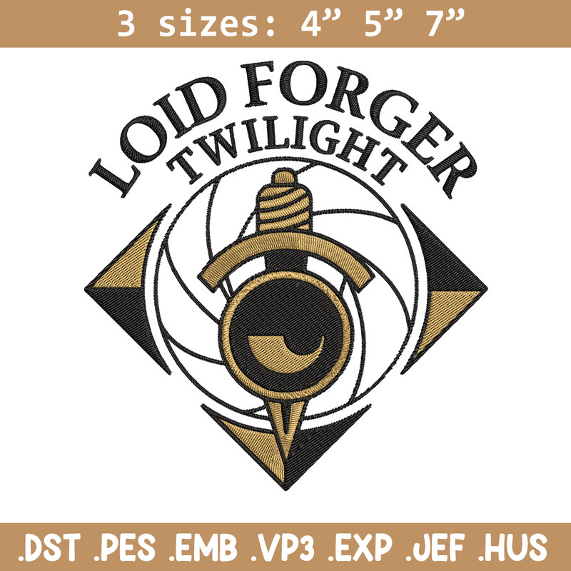 Loid forger Embroidery Design, Spy x family Embroidery, Embroidery File,Anime Embroidery, Anime shirt, Digital download.jpg