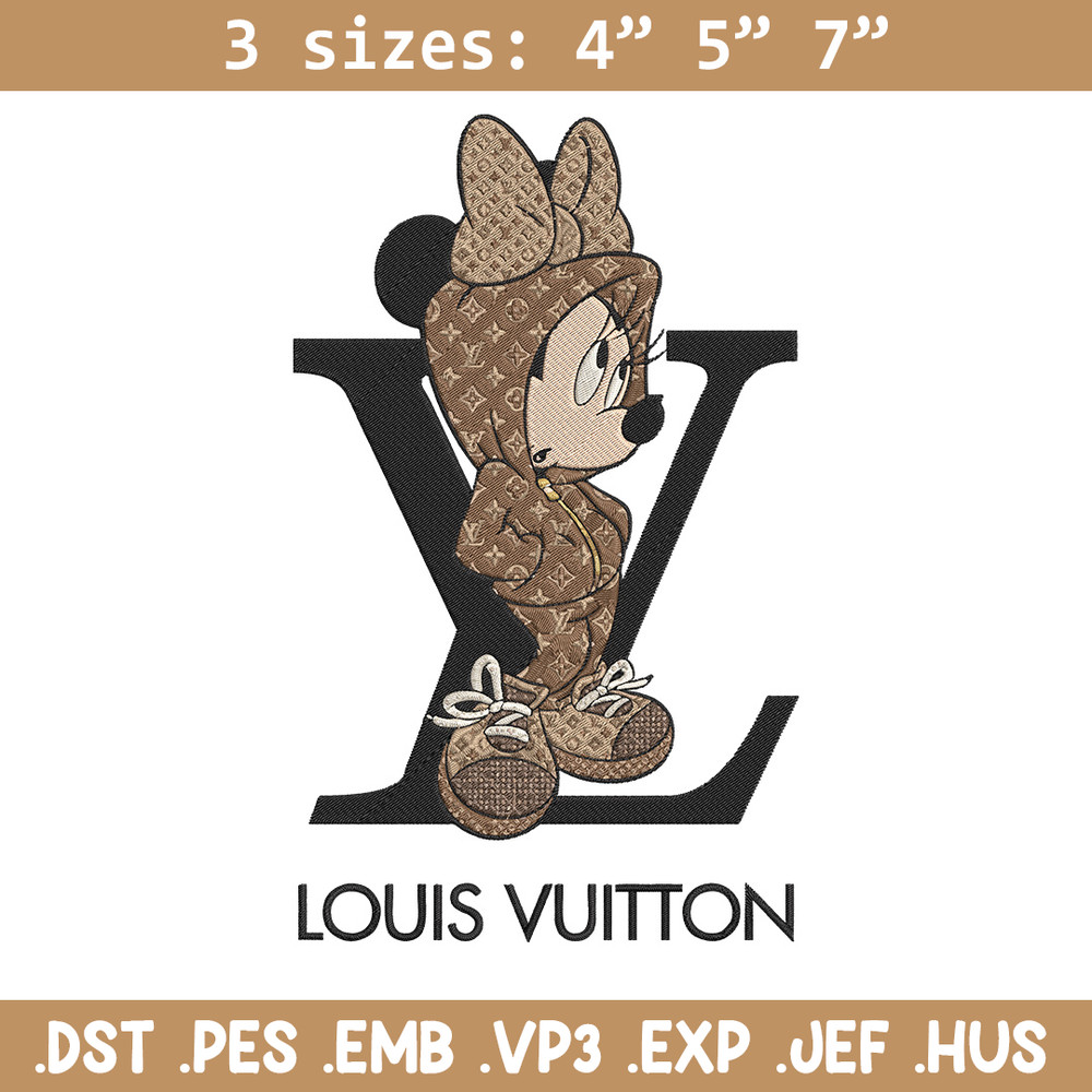 LV x mickey Embroidery Design, Mickey Embroidery, Embroidery File, LV Embroidery, Anime shirt, Digital download.jpg