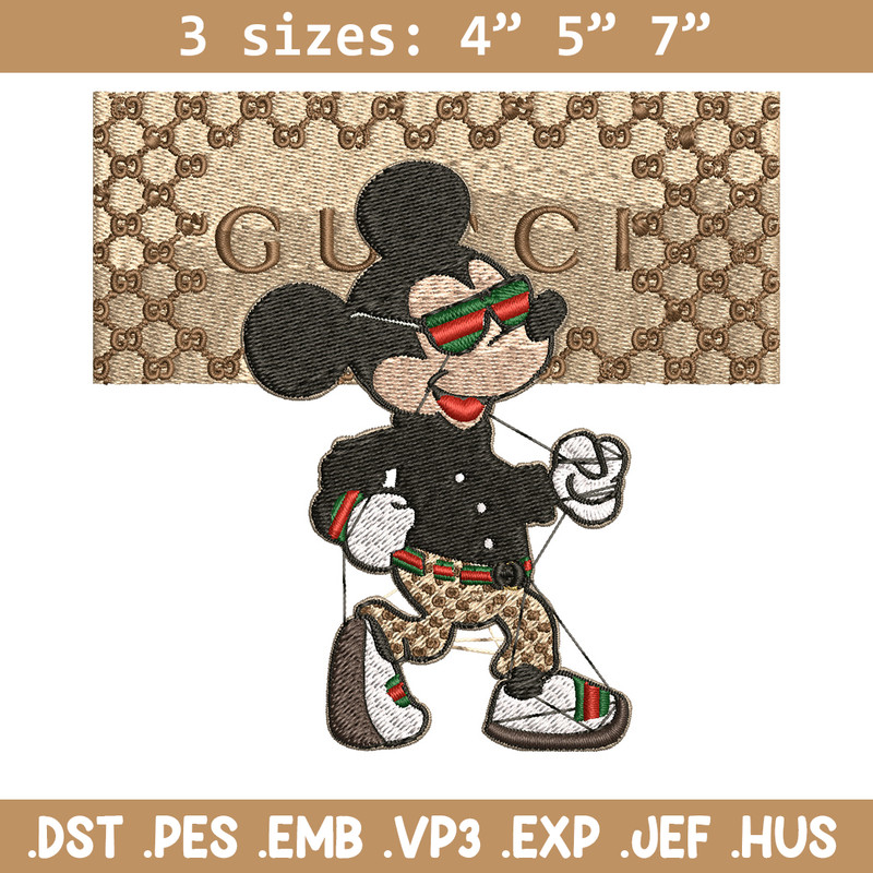 Mickey gucci Embroidery Design, Gucci Embroidery, Embroidery File, Logo shirt,Sport Embroidery, Digital download.jpg