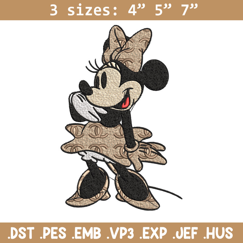 Minnie fun gucci Embroidery Design, Gucci Embroidery, Brand Embroidery, Logo shirt, Embroidery File, Digital download.jpg