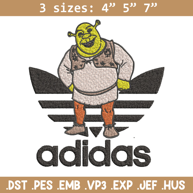 Monster adidas Embroidery Design, Adidas Embroidery, Embroidery File, Brand Embroidery, Logo shirt, Digital download.jpg