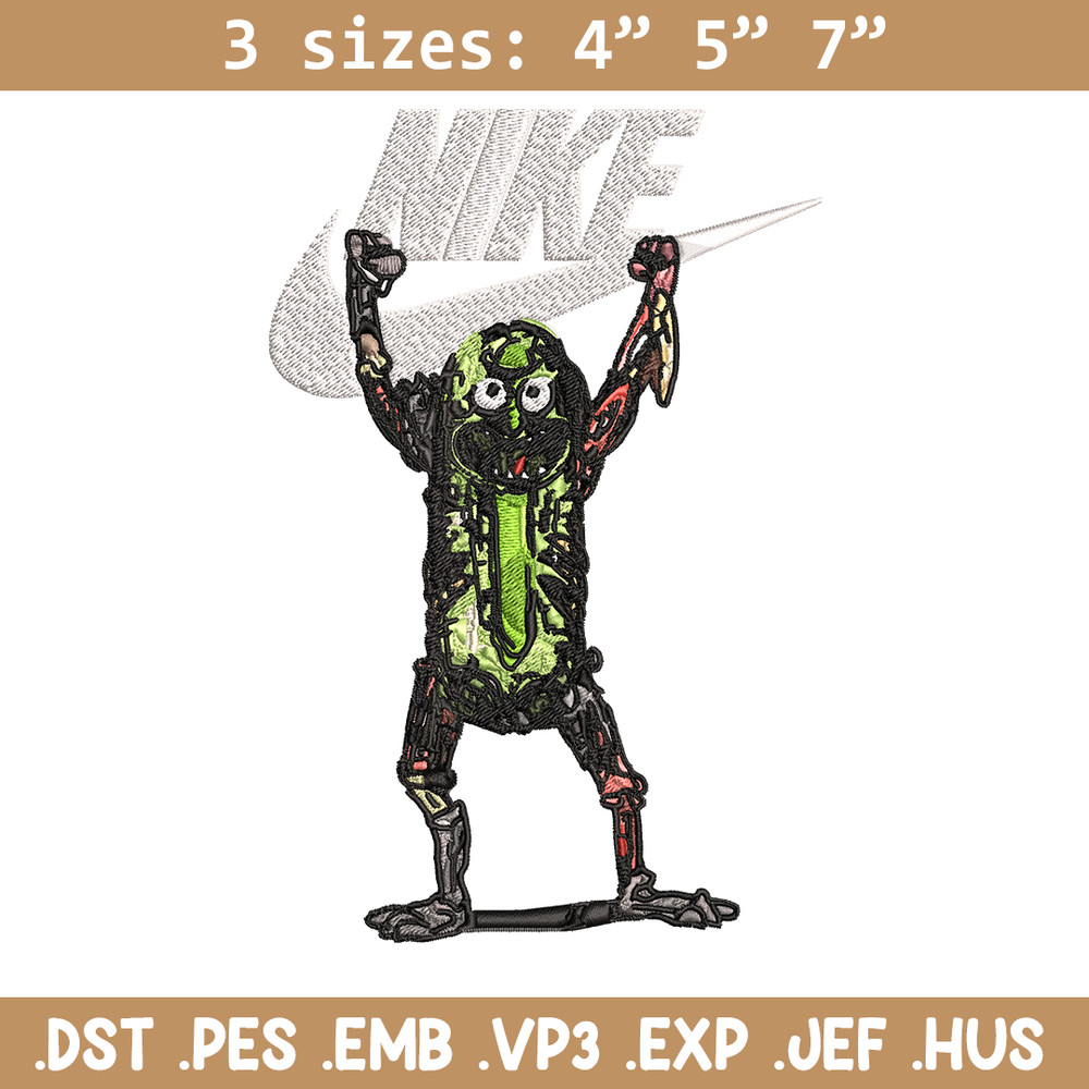 Monster Nike Embroidery design, Monster Embroidery, Nike design, Embroidery file, cartoon shirt, Instant download..jpg