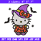 Hello kitty witch Embroidery design, Hello kitty Embroidery, cartoon design, Embroidery File, Digital download.jpg