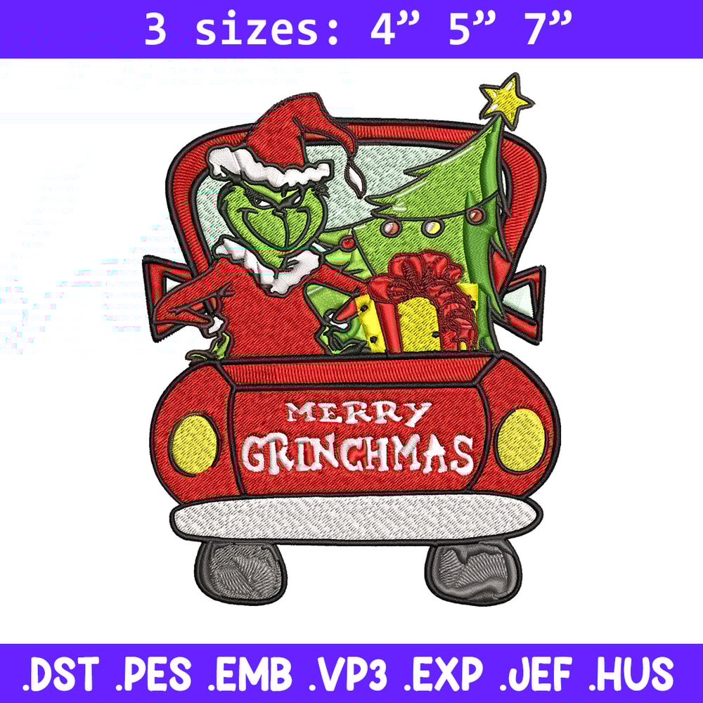 Merry Grinchmas Embroidery design, Merry Grinchmas Embroidery, cartoon design, logo shirt, Digital download..jpg