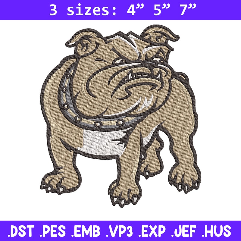 Azalea Bulldogs logo embroidery design, Football embroidery, Sport embroidery, logo sport embroidery,Embroidery design.jpg