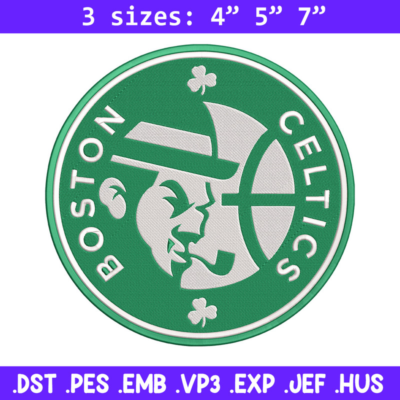 Boston Celtics logo embroidery design, NBA embroidery, Sport embroidery,Logo sport embroidery, Embroidery design.jpg