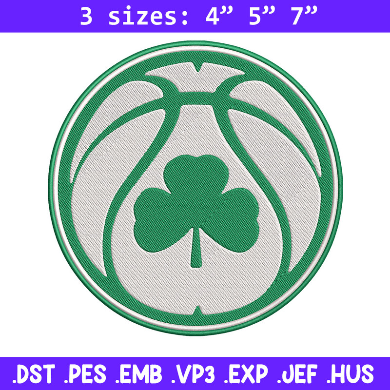 Boston Celtics logo embroidery design, NBA embroidery,Sport embroidery, Logo sport embroidery, Embroidery design.jpg