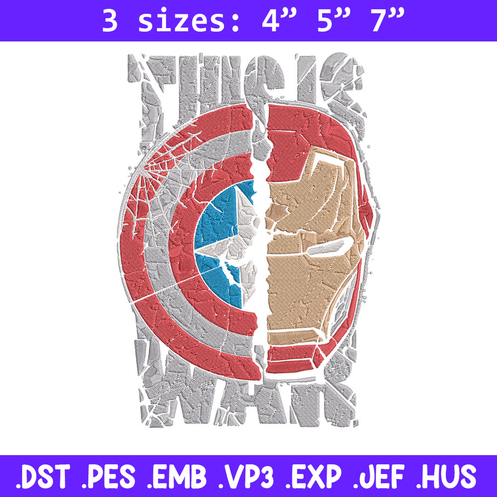 Captain x iron man Embroidery Design, Marvel Embroidery, Embroidery File, Anime Embroidery, Anime shirt,Digital download.jpg