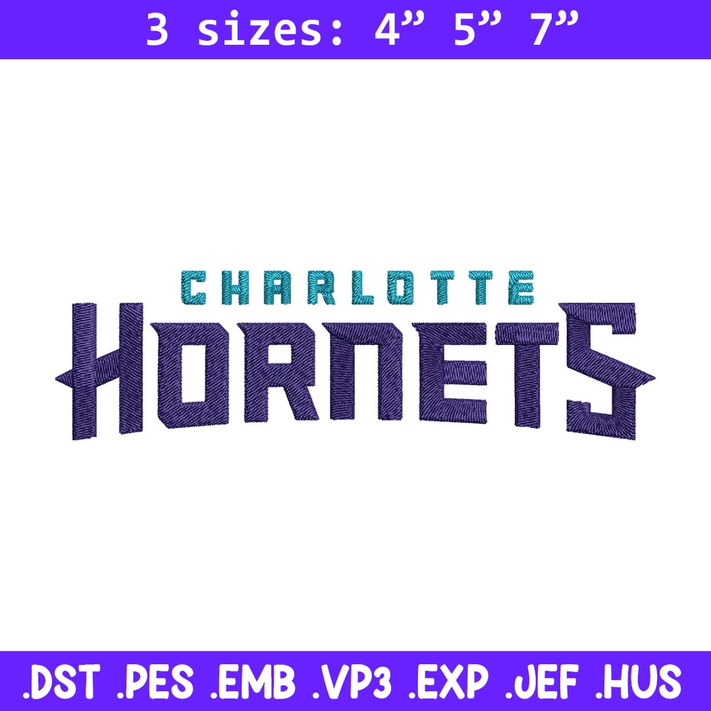 Charlotte Hornets logo embroidery design,NBA embroidery, Sport embroidery, Embroidery design,Logo sport embroidery.jpg