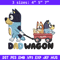Dad wegon bluey Embroidery, Bluey cartoon Embroidery, Embroidery File, cartoon design, cartoon shirt, Digital download..jpg