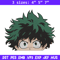 Deku face Embroidery Design, Mha Embroidery, Embroidery File, Anime Embroidery, Anime shirt, Digital download.jpg