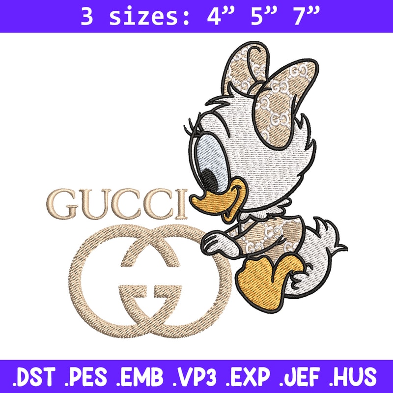 Duck baby Embroidery Design, Gucci Embroidery, Embroidery File, Logo shirt, Sport Embroidery, Digital download.jpg