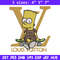 Bart simpson lv Embroidery Design, LV Embroidery, Embroidery File, Logo shirt, Sport Embroidery, Digital download.jpg