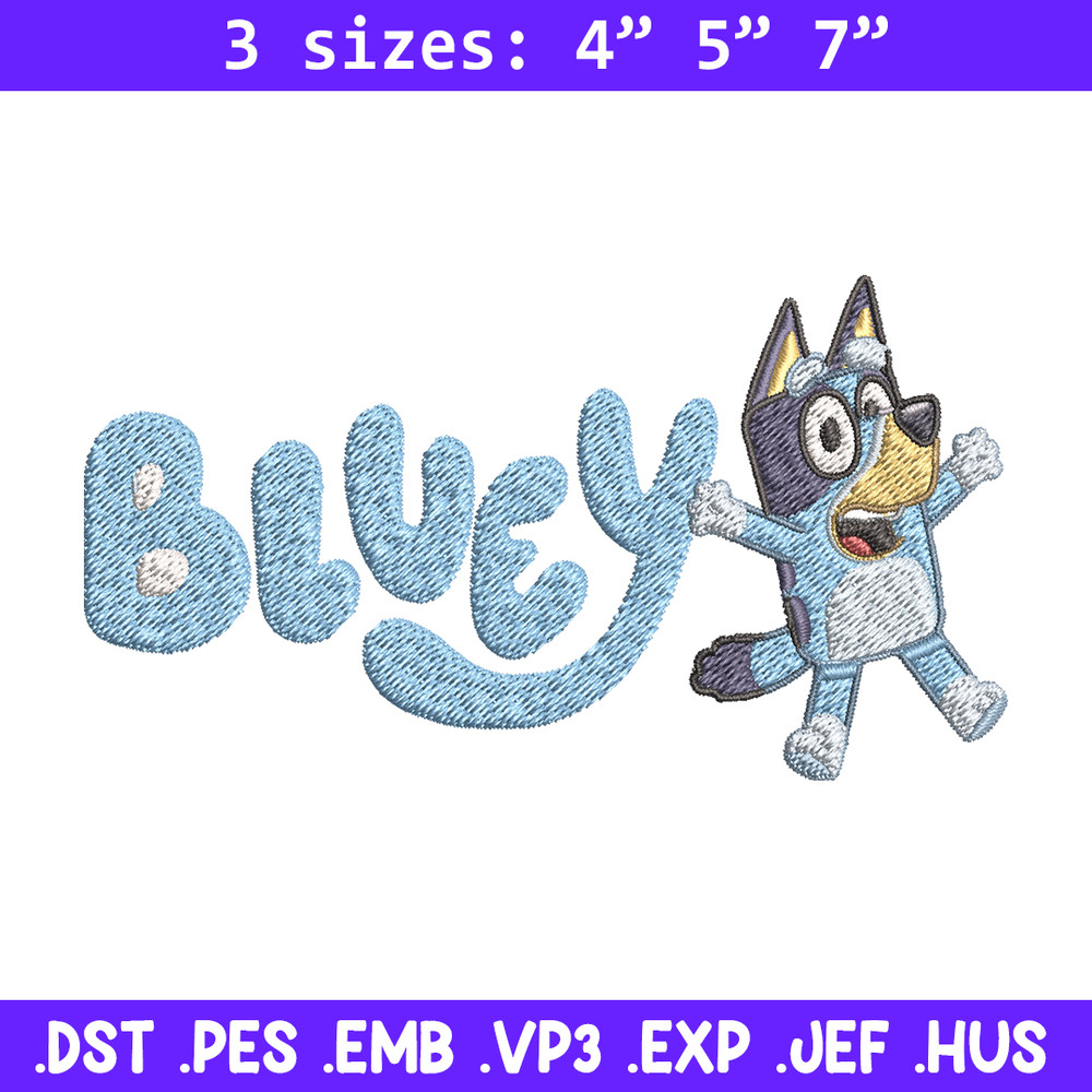 Bluey cartoon Embroidery, Bluey Cartoon Embroidery, cartoon Embroidery, Embroidery File, cartoon shirt, digital download.jpg