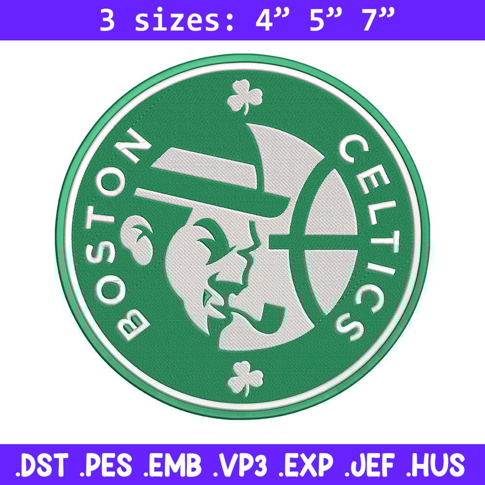 Boston Celtics logo embroidery design, NBA embroidery, Sport embroidery,Logo sport embroidery, Embroidery design.jpg