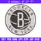 Brooklyn Nets Basketball embroidery design, NBA embroidery,Sport embroidery, Logo sport embroidery, Embroidery design.jpg