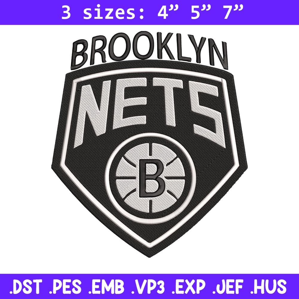 Brooklyn Nets logo embroidery design, NBA embroidery,Sport embroidery, Logo sport embroidery, Embroidery design.jpg