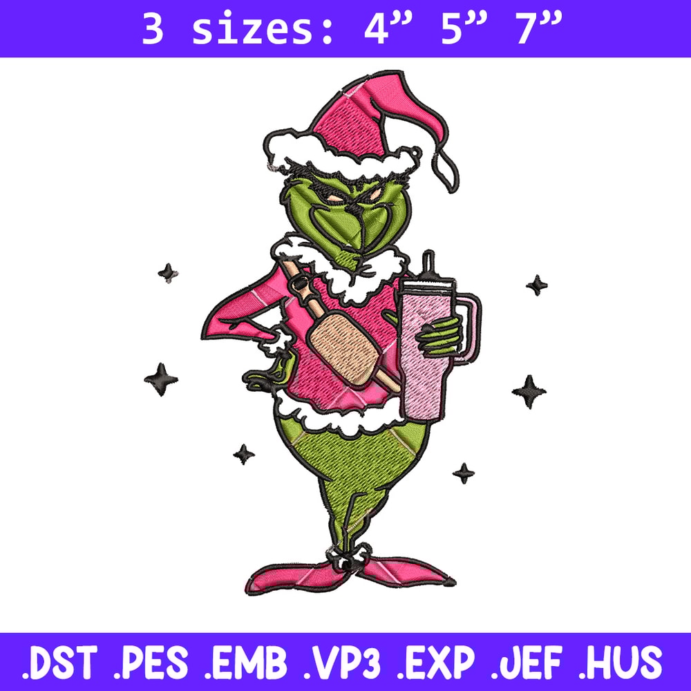 Chrismas grinch Embroidery Design, Grinch Embroidery, Embroidery File, Brand Embroidery, Logo shirt, Digital download.jpg