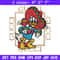 Daisy Donald Duck Gucci Embroidery design, Disney cartoon Embroidery, cartoon design, Embroidery File, Instant download..jpg