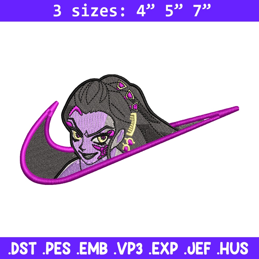 Daki nike embroidery design, Kimetsu no Yaiba embroidery, nike design, anime design, anime shirt, Digital download.jpg