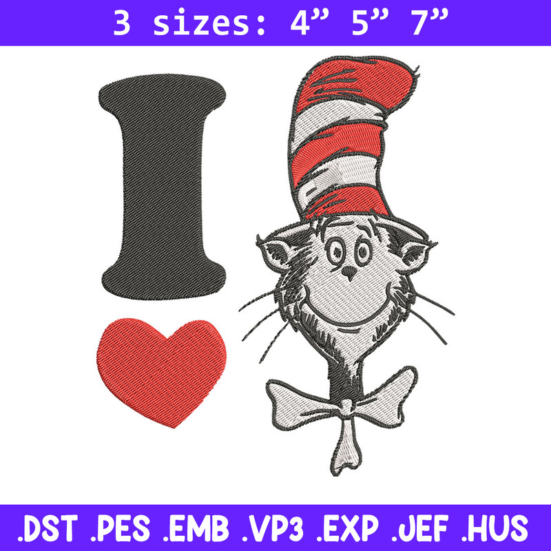Dr seuss Love Embroidery Design, Dr seuss Embroidery, Embroidery File, logo shirt, Embroidery logo, Digital download..jpg