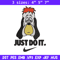 Droopy Just Rick It Embroidery design, Cartoon funny Embroidery, Logo Nike design, Embroidery file, Instant download..jpg