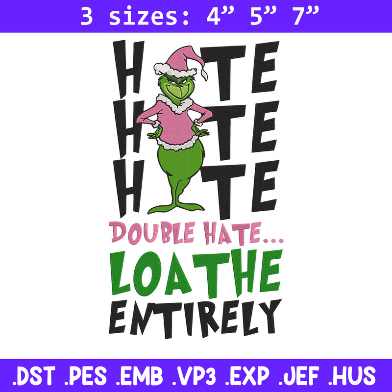 Grinchmas Embroidery Design, Grinch Embroidery, Embroidery File, Chrismas Embroidery, Anime shirt,Digital download..jpg