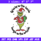 Grinchy Embroidery Design, Grinch Embroidery, Embroidery File, Chrismas Embroidery, Anime shirt, Digital download..jpg