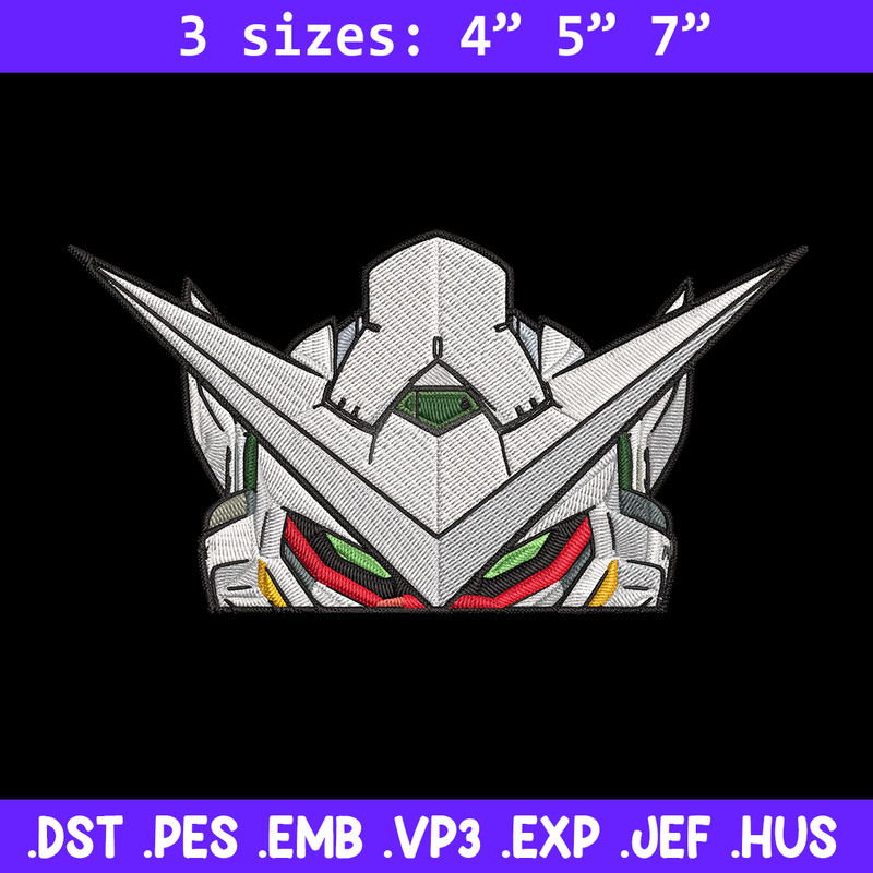 Gundam Peeker Embroidery Design, Gundam Embroidery, Embroidery File, Anime Embroidery, Anime shirt, Digital download.jpg