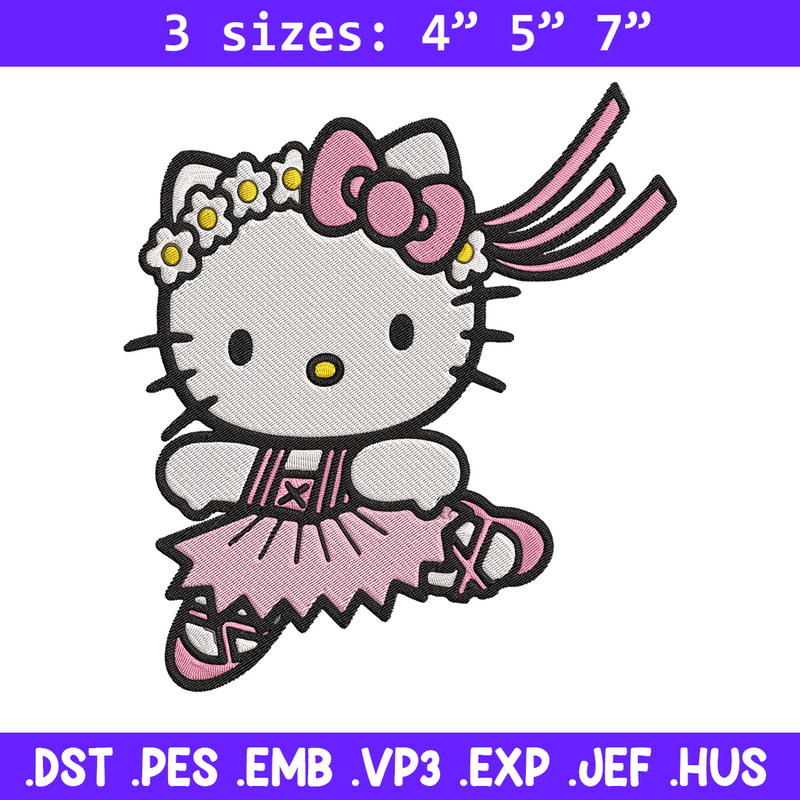 Hello kitty bale Embroidery Design, Hello kitty Embroidery, Embroidery File, Anime Embroidery, Digital download..jpg